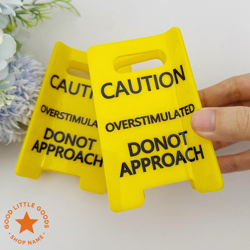 (🎄Early Christmas Sale 49%)⚠️Caution Overstimulated Sign Hair Claw Clip