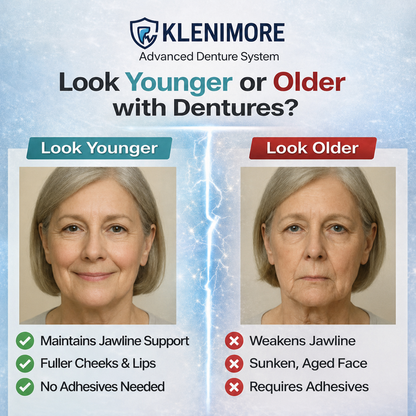 ⏰ 75% OFF Today! KLENIMORE™ Complete Dentures – Natural-Looking Smile